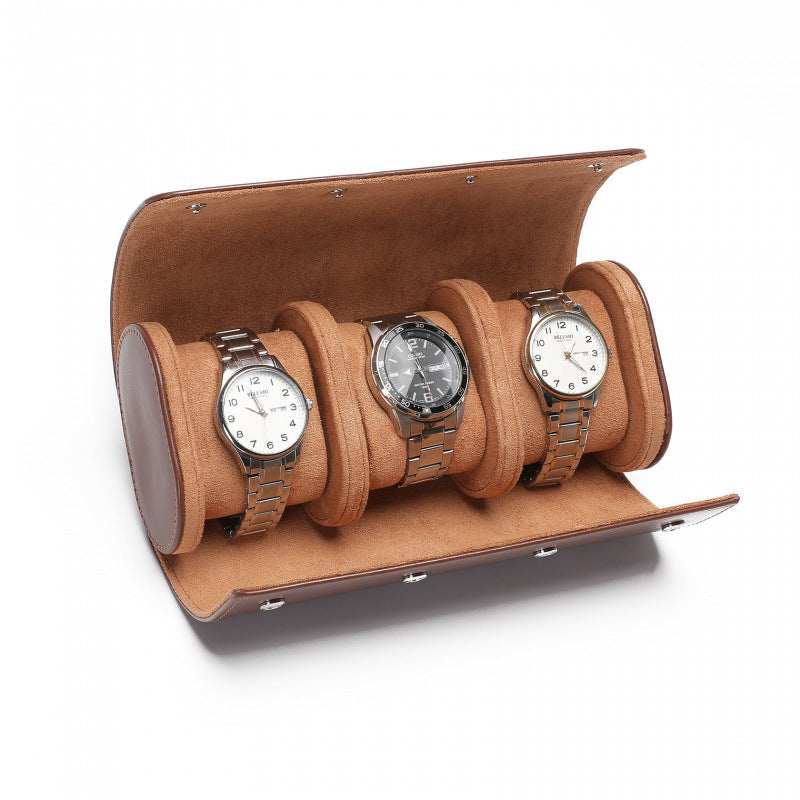 Single Watch Roll - Brown