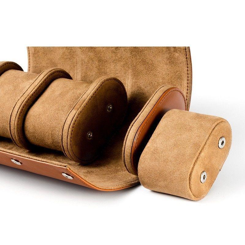 Single Watch Roll - Brown